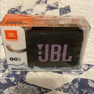JBL GO 3 Portable Bluetooth Speaker - Black